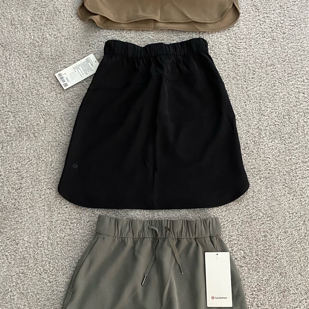 3 LuLuLemon On the Fly Skirts - Size 6 BRAND NEW